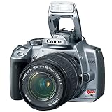 Canon Digital Rebel XTi 10.1MP Digital SLR Camera with EF-S 18-55mm f/3.5-5.6 Lens (Silver)