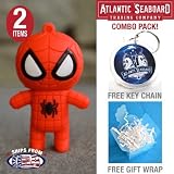 Spiderman USB 4.0 Flash Drive with The Official Atlantic Seaboard Trading Co. Key Chain -- COMBO PACK