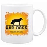 New  Bad Dogs White German Shepherd Dog  Mug Dog