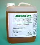 Glyphosat 360 Unkrautvernichter, 5 Liter