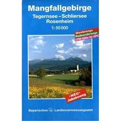 Mangfallgebirge 1 : 50 000: Mit Wander- und Radwanderwegen, Gitter f�r GPS-Nutzer (UK 50 - 53): Mit Wander- und Radwanderwegen. Mit Gitter f�r GPS-Nutzer. Tegernsee, Schliersee, Rosenheim, Holzkirchen