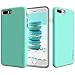 iPhone 7 PLUS Maximum Grip Case, Press Play [Slim / Thin Fit] Armor Protective Exact-Fit [Smooth Rubberized Mint Green] Non Slip Surface (Mint)