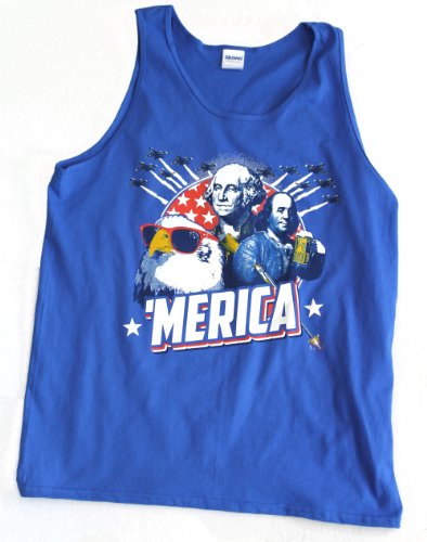 MERICA Epic USA Patriotic American Party Patriot Unisex Tank Top