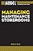 Audel Managing Maintenance Storerooms
