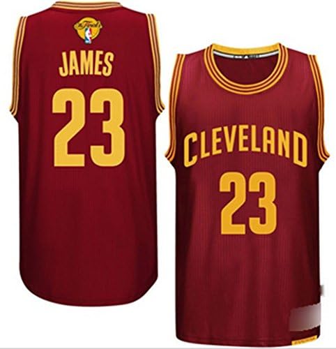 2016 Final Cavaliers 23 Lebron James Swingman Customized Red men`s Jersey SIZE XL