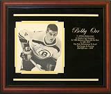 Bobby Orr Autographed/Hand Signed Framed Magazine Page