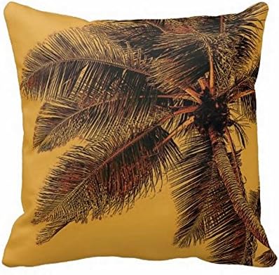 Home Decorative Pillow Case with Palm Treem Decorative Cushion Cover for Couch 45 x 45 cm
