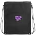 K-State Logo Drawstring Bag Cinch Kansas State University Draw String Back Pack - For Boys Girls Students or Adults