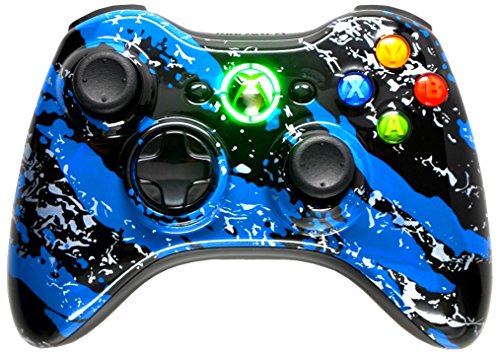 BLUE SPLATTER 5000 + Modded Controller Xbox 360 