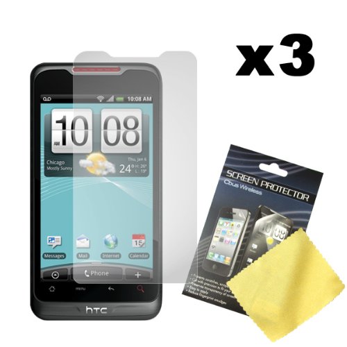 Cbus Wireless Three LCD Screen Guards / Protectors / Films for HTC Merge