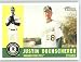 Justin Duchscherer / Oakland Athletics - 2009 Topps Heritage Card # 38 - MLB Baseball Trading Card in Screwdown!
