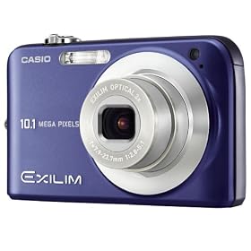 Casio EX-Z1080BE Compact Digital Camera - Blue (10.1MP, 3x Optical Zoom) 2.6" LCD