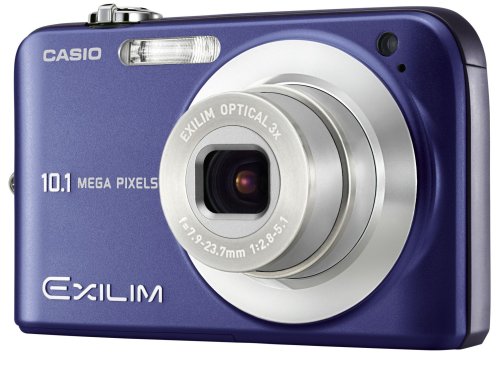 Casio EXILIM EX-Z1080 Digitalkamera (10 Megapixel, 3-fach op. Zoom, 2,6 Display) in blau