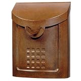Solar; Neo Classic Vertical Mailbox in Aged Copper (MB694AC)