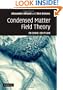 Condensed Matter Field Theory