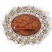 himalayan30 - Himalayan Gems™ Pietersite and Citrine Sterling Silver Floral
