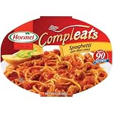 Hormel Compleats Spaghetti with Meat Sauce, 10-Ounce Microwavable Bowls (Pack of 6)
