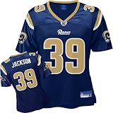 Steven Jackson Navy Reebok Replica St. Louis Rams Women's Jersey - Medium
