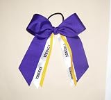 Large Purple Bow with Vikings and Gold - 25 Available