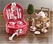 Princess 18-Piece Girls' Doll Tea Set For Four in Basket
