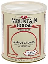 Mountain House #10 Can Seafood Chowder (10 - 1 cup servings)