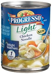 Progresso Light Chicken Noodle Soup, 18.5-Ounce Cans (Pack of 12)
