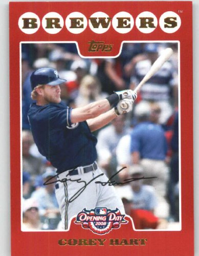 2008 Topps Opening Day #19 Corey Hart - Milwaukee Brewers (Baseball Cards)