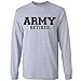 ARMY Retired BLACK Logo Long Sleeve T-Shirt