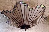 Beuatiful Tiffany Semi Flush Ceiling Fixture - Catalina 226600