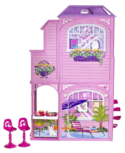 barbie 2 story house