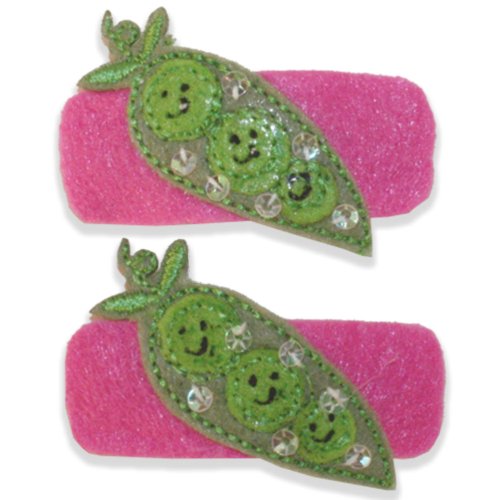 51yiznb LyL Vanity Hair Felt Applique Hair Clips Kit   Sweet Peas   Blossom