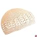 CROCHET BEANIE SKULL CAP HAT - WHITE