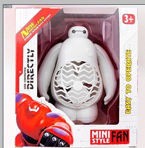 Big Hero 6, Baymax and 13cm Portable Mini USB Fan