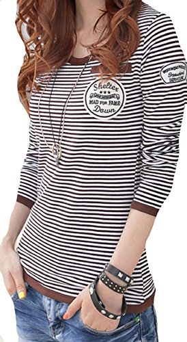 STILE MODA クール ボーダー 春物 カットソー ビジネス ショッピング ロック ショートパンツ クール セクシー スリム レディース 長袖 ストール シャツ ブーツ 爽やか スタイル タイツ カーディガン ジャケット スカート カジュアル 美脚 エレガント オリジナルバッジ付き  STMA-000122