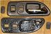 1994-1997 Honda Accord Right Side Front Only Dark Gray Inside Door Handle SEDAN, ALSO SAYS LX/EX/SE,W/POWER LOCKS, ,EXC DX/LX CANADA replaces OEM 72125SV4A02ZC