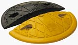 Rubber Speed Ramp Economic Ramp Ends 1 Black 1 Yellow At 175mm recycled Thermoplastic 175mm Long