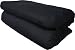 J-Life Traditional Japanese Shiki Futon (Shikibuton) - QUEEN SIZE with Custom Removable Seikai Ha Navy Cover