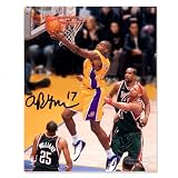 Andrew Bynum Los Angeles Lakers - Layup - Autographed 8x10 Photograph