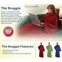 Snuggie Deluxe with Pockets - Burgundy (Red)
