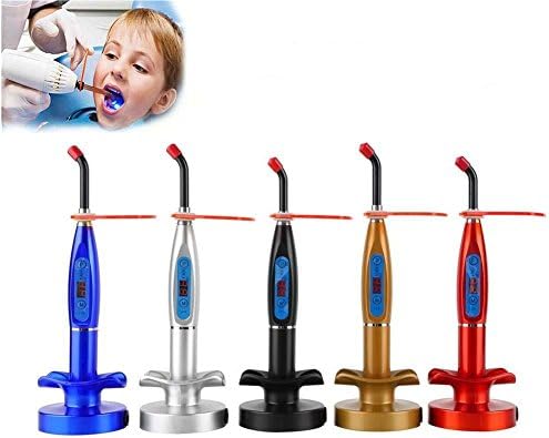 Dentist Wireless Curing Light-cordless LED Light Lamp Cure Dental Curing Device Black, Sliver, Blue,Orange, Red Sent By Random