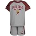 Mississippi State Bulldogs Toddler Ash Hilltop Raglan T-shirt and Shorts Set