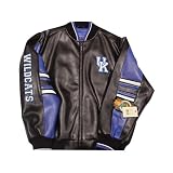 Kentucky Wildcats NCAA Logo Pleather Adult Jacket