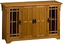 Craftsman Lowboy Sideboard Buffet Table W / Four Doors 48"w Light Oak
