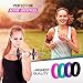 Swagmat Silicone Wedding Rings, 4 Pack Wedding Bands for Women (Pink, Turquoise, Black, Purple, Size 7.5)