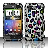 HTC Droid Incredible 2 Accessory - Colorful Leopard Design Protective Hard  ....
