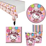 Hello Kitty Party supply pack for 16 guests