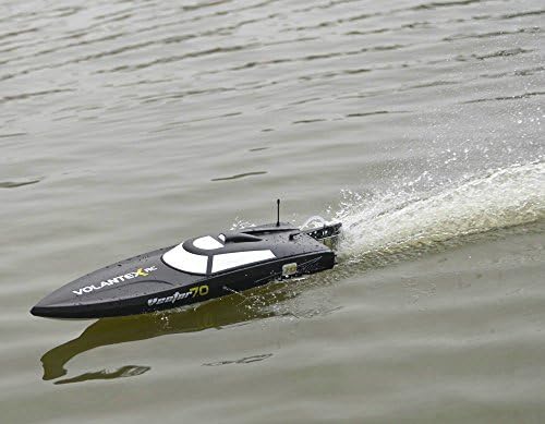 2.4Ghz Radio Control Control Vector 70 27" High Speed Super Race Boat ABS Unibody RTR RC w/ESC Brushless Motor (Black)
