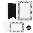 Hortense B. Hewitt Wedding Accessories Print Yourself Invitation Kit, Damask Border, Pack of 50