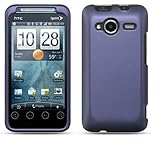 Purple 2pcs Rubber Touch Snap-On Phone Protector Hard Cover Case for HTC EV ....