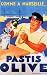 COMME A MARSEILLE PASTIS OLIVE DRINK 24 X 36 VINTAGE POSTER REPRO
